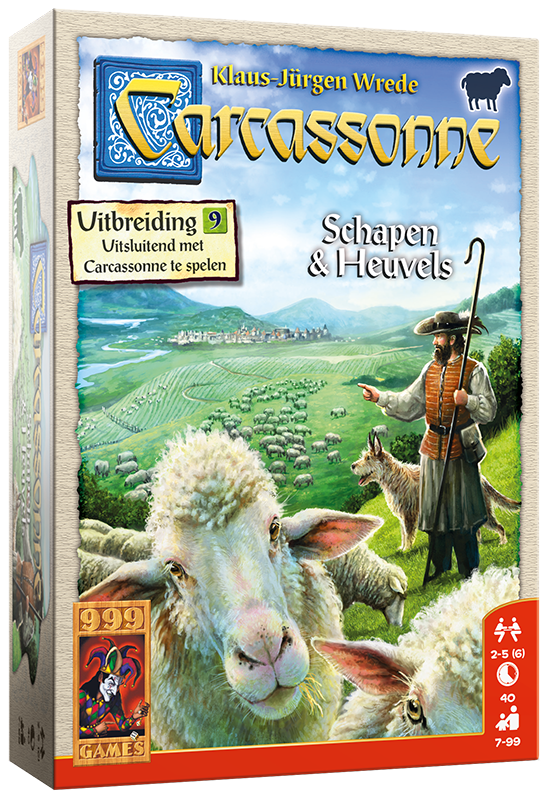 Carcassonne, Schapen en Heuvels