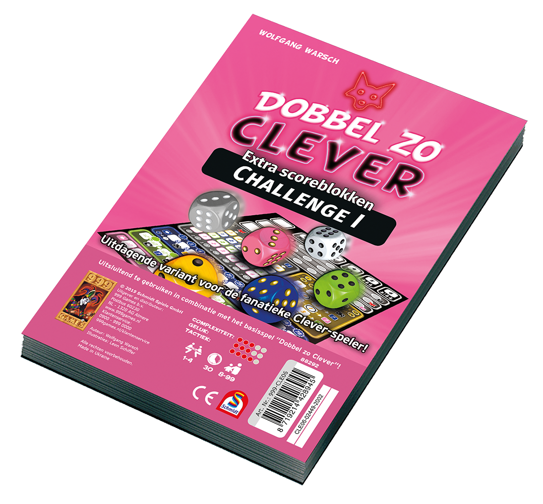 Dobbel zo Clever Challenge 1