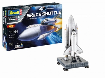 Giftset Space Shuttle & Booster Rockets, 40th. 1:144