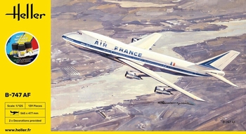 Boeing 747 Air France Starter Kit 1:125