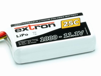 LiPo Extron 1000mAh - 11,1V 25C