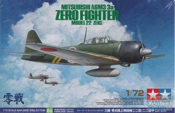 Mitshubishi A6M3/3a Zero Fighter Model 22 (zeke) 1:72