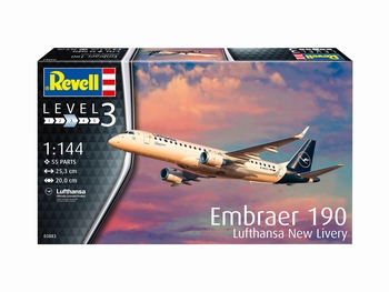 Embraer 190 Luftahansa New Livery 1:144