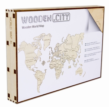 World Map Wall Decoration XL