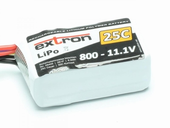 LiPo Extron 800mAh 11,1V 25C