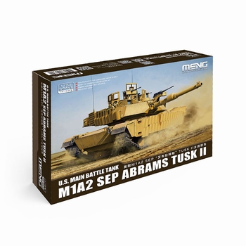ain Battle Tank M1A2 SEP Abrams Tusk II 1:72