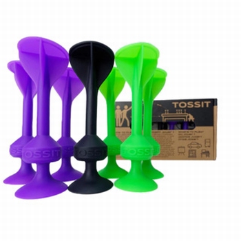Tossit purple green