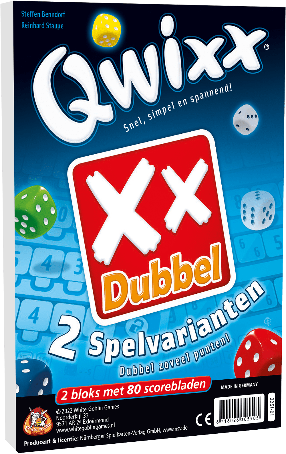 Qwixx Dubbel XX