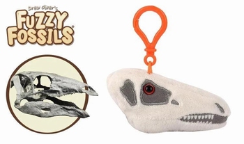 Stegosaurus Skull Keychain